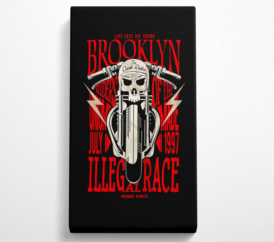  A Canvas Print of Brooklyn The Dark Rider Canvas Art