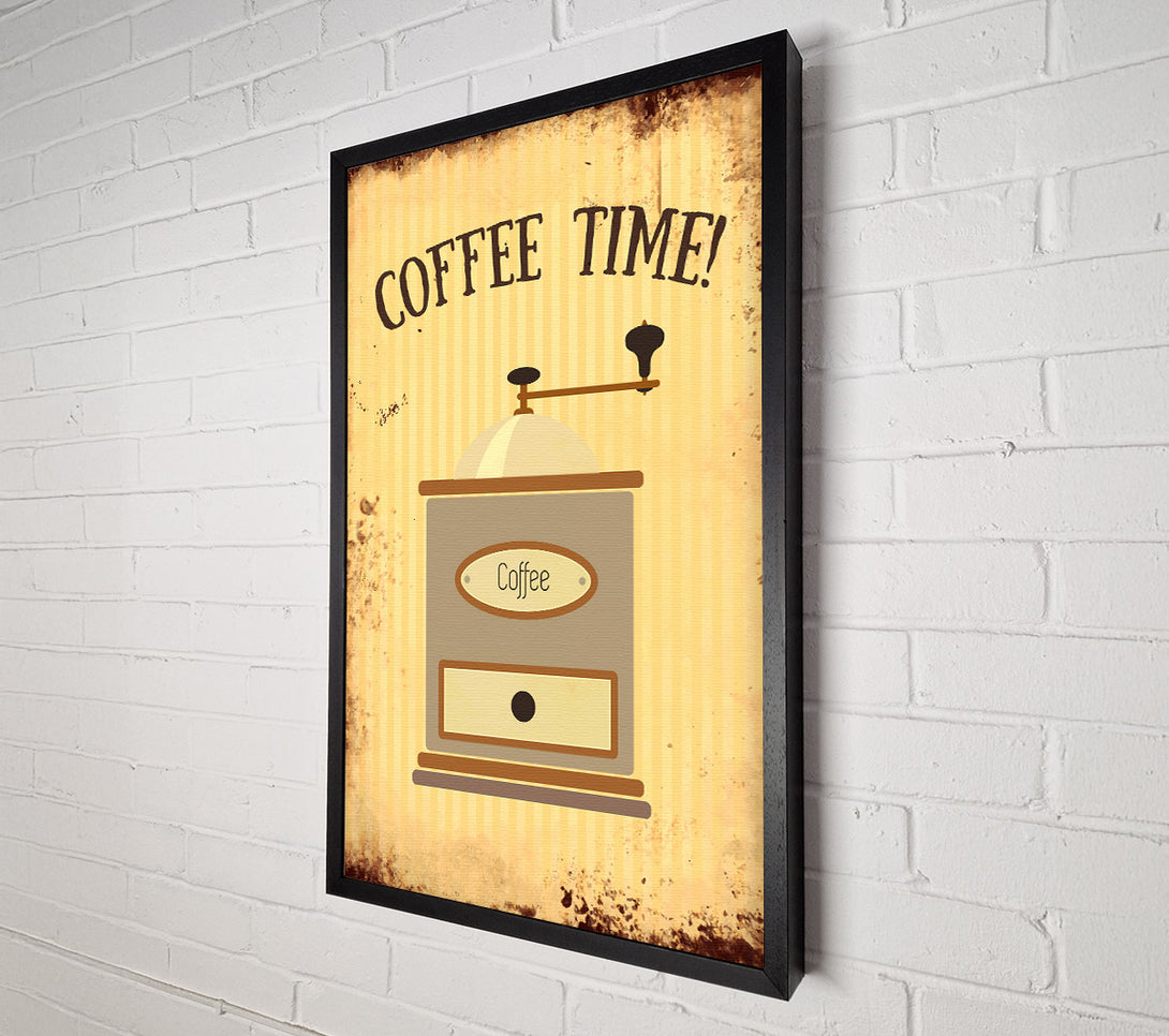  A Canvas Print of Coffee Time Grinder Canvas Art