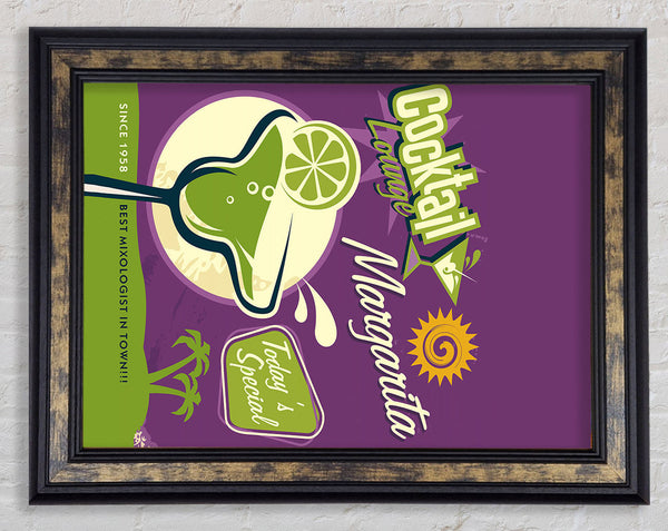 Margarita Cocktail Framed Print