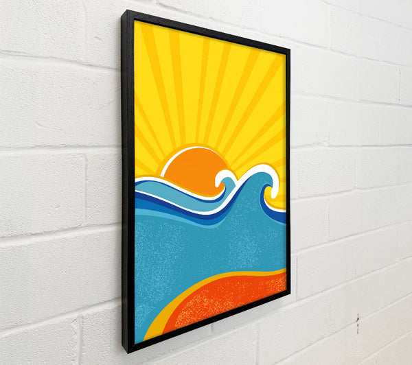 Retro Sun Blaze