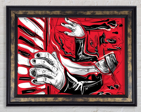 Piano Player Framed Print