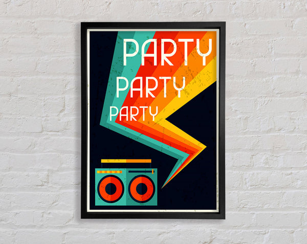 Party Party Party Framed Print