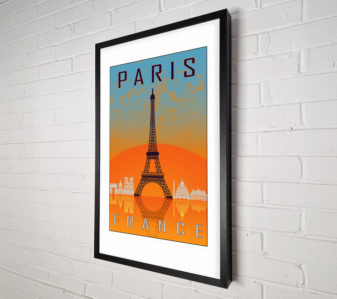  A Canvas Print of Paris France Canvas Wall Art