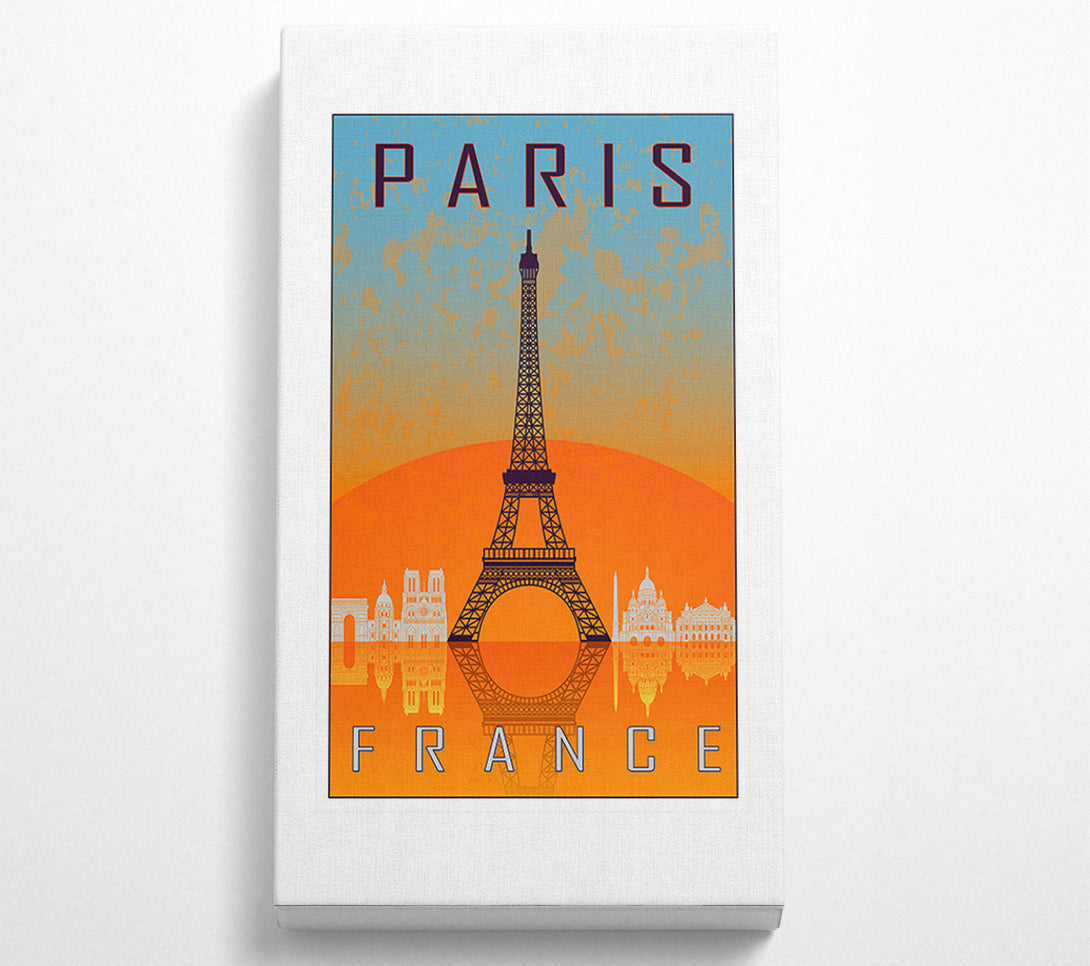  A Canvas Print of Paris France Canvas Wall Art
