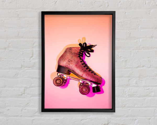 Retro Skates Framed Print