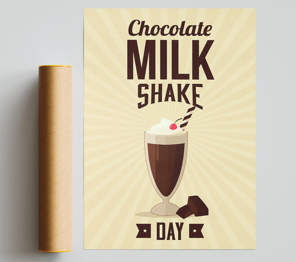 Chocolate Milk Shake Day Giclee Print