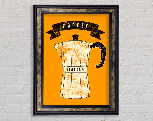 Italian Coffee Framed Print