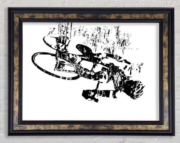 Cycle Rider Framed Print