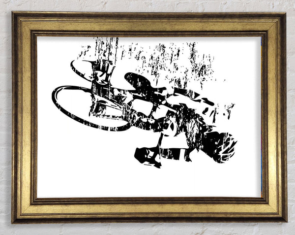 Cycle Rider Framed Print