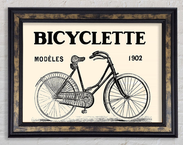 French Bicycle Framed Print