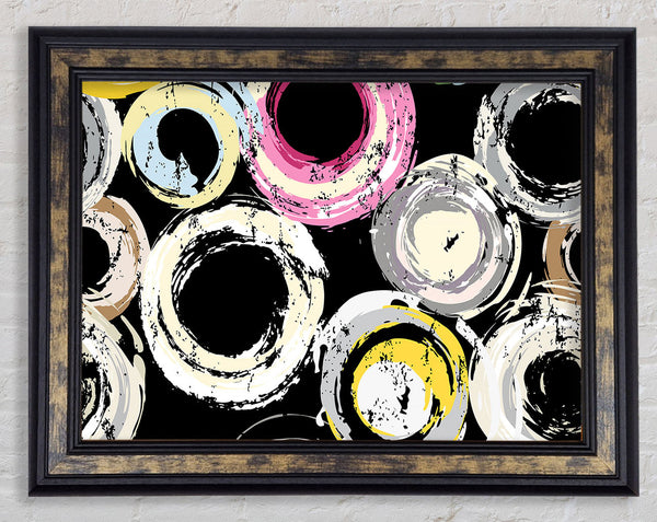 Circles Of Time Framed Print