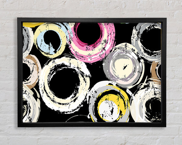 Circles Of Time Framed Print