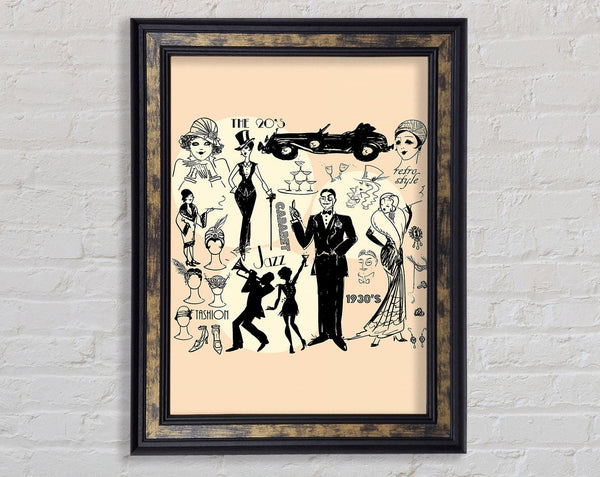 The 20's Framed Print