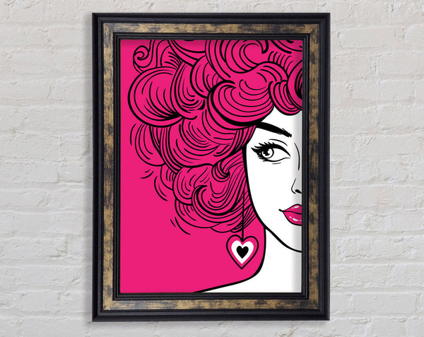 I Believe In Pink Framed Print