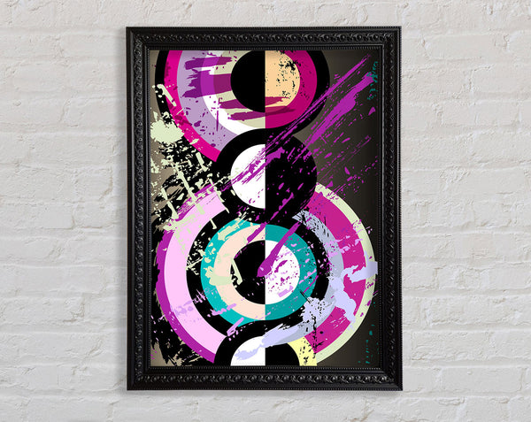 Circles Within Circles Framed Print