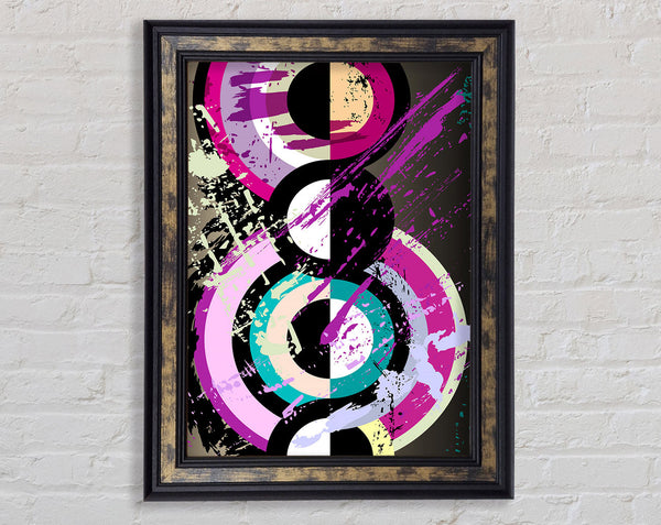 Circles Within Circles Framed Print