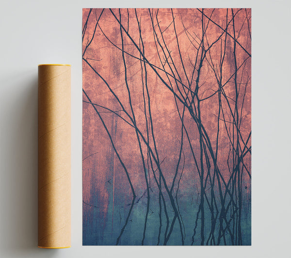 Through The Winter Trees Print