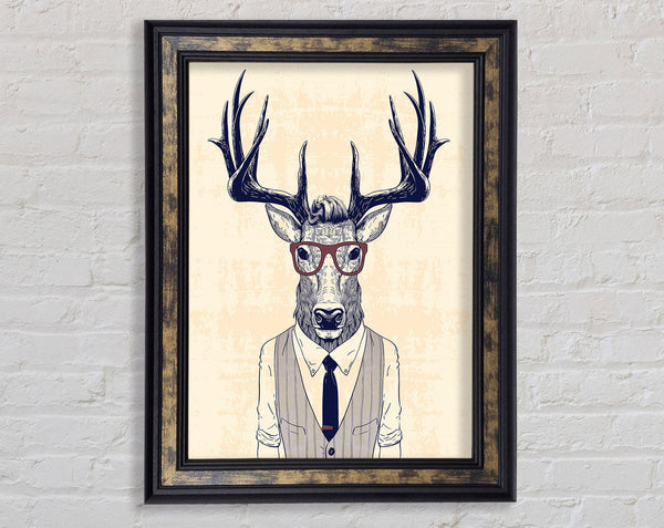 Stag Steve Framed Print