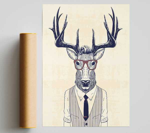 Stag Steve Print
