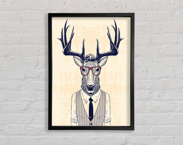 Stag Steve Framed Print