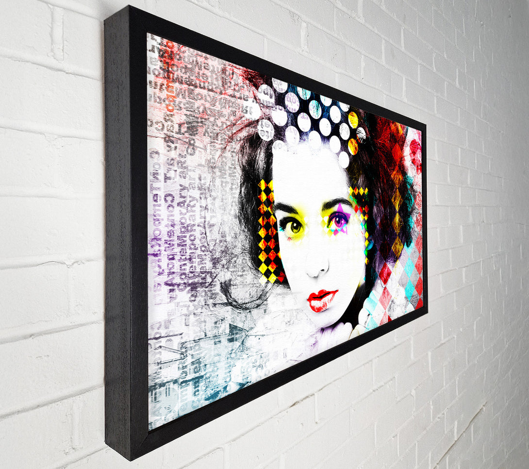  A Canvas Print of Rainbow Woman Canvas Wall Art