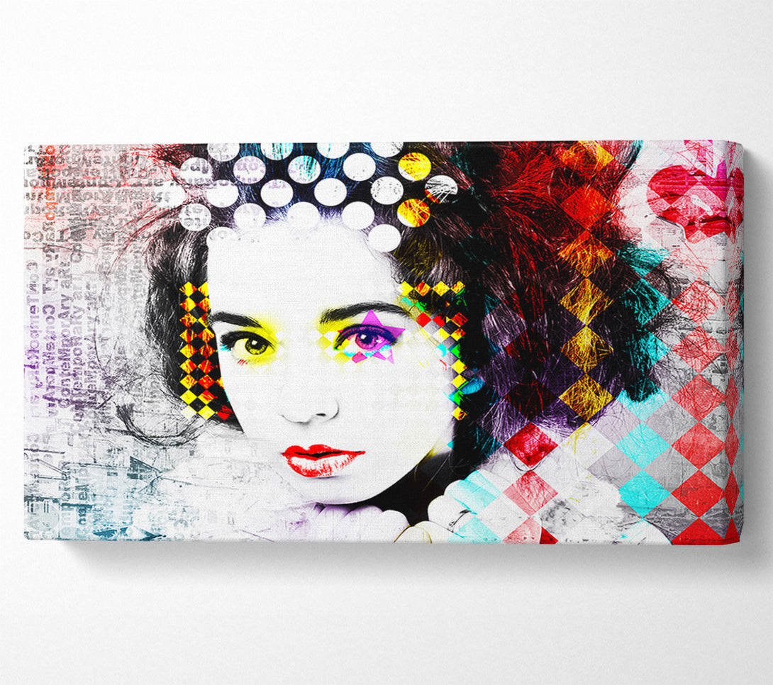 A Canvas Print of Rainbow Woman Canvas Wall Art