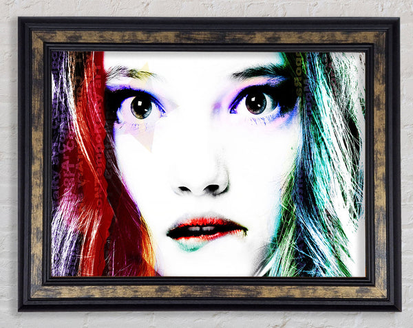 Star Eye Framed Print