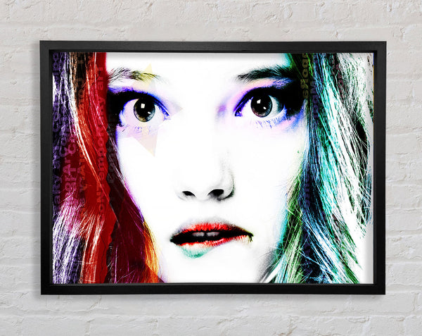 Star Eye Framed Print