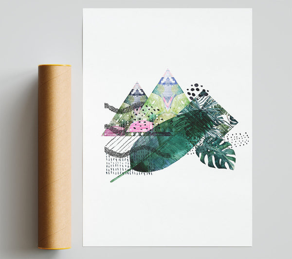 Feather Mountains Giclee Print