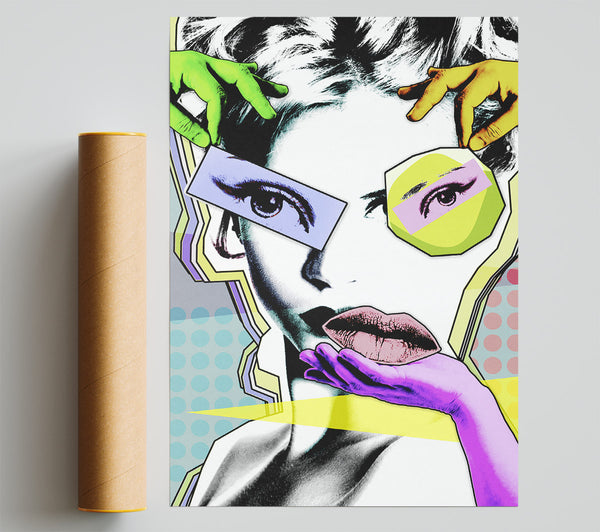 Montage Woman Print