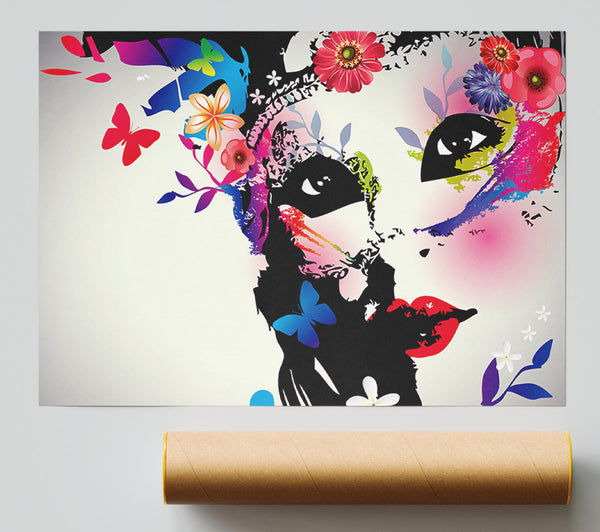 Flower Woman Giclee Print