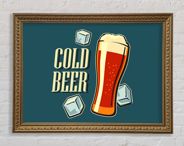Cold Beer Framed Print