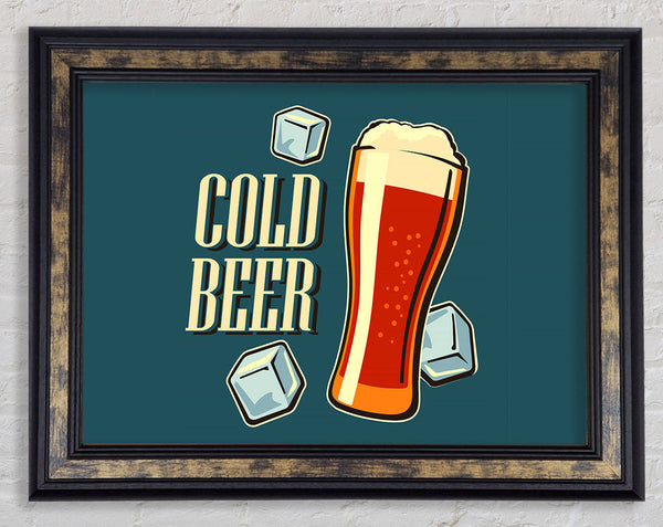 Cold Beer Framed Print
