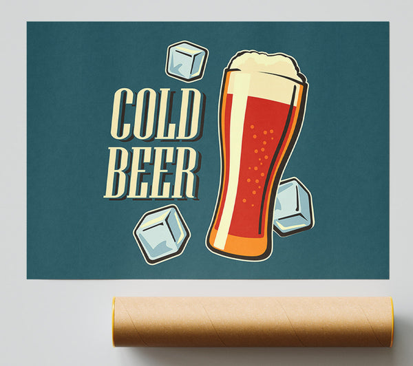Cold Beer Print