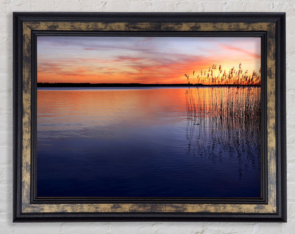 Serene Sunset Framed Print
