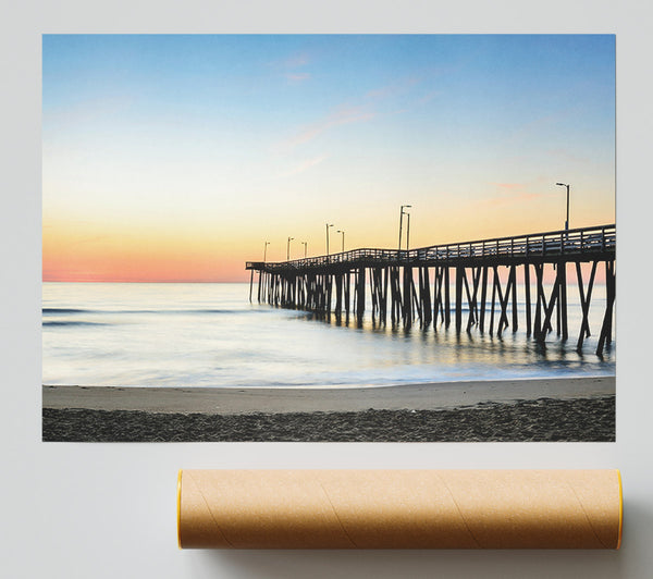 Tranquil Boardwalk Poster