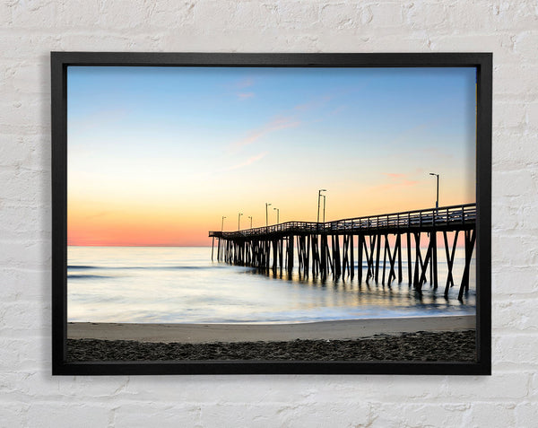 Tranquil Boardwalk Framed Print