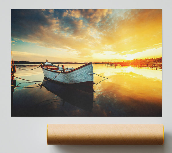 Sailboat Sunset Print