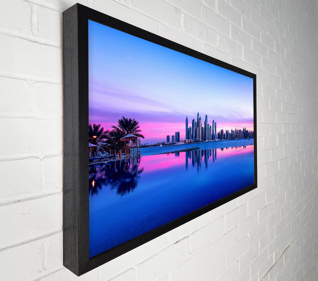  A Canvas Print of Reflections At Dusk Canvas Print