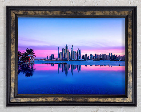 Reflections At Dusk Framed Print