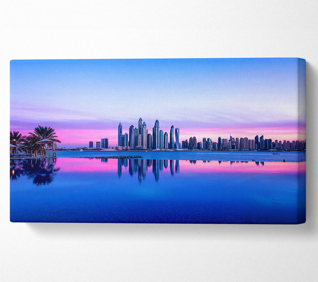  A Canvas Print of Reflections At Dusk Canvas Print