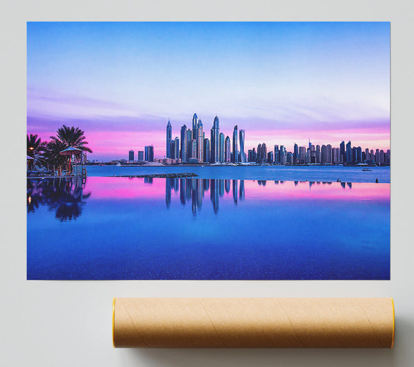 Reflections At Dusk Print