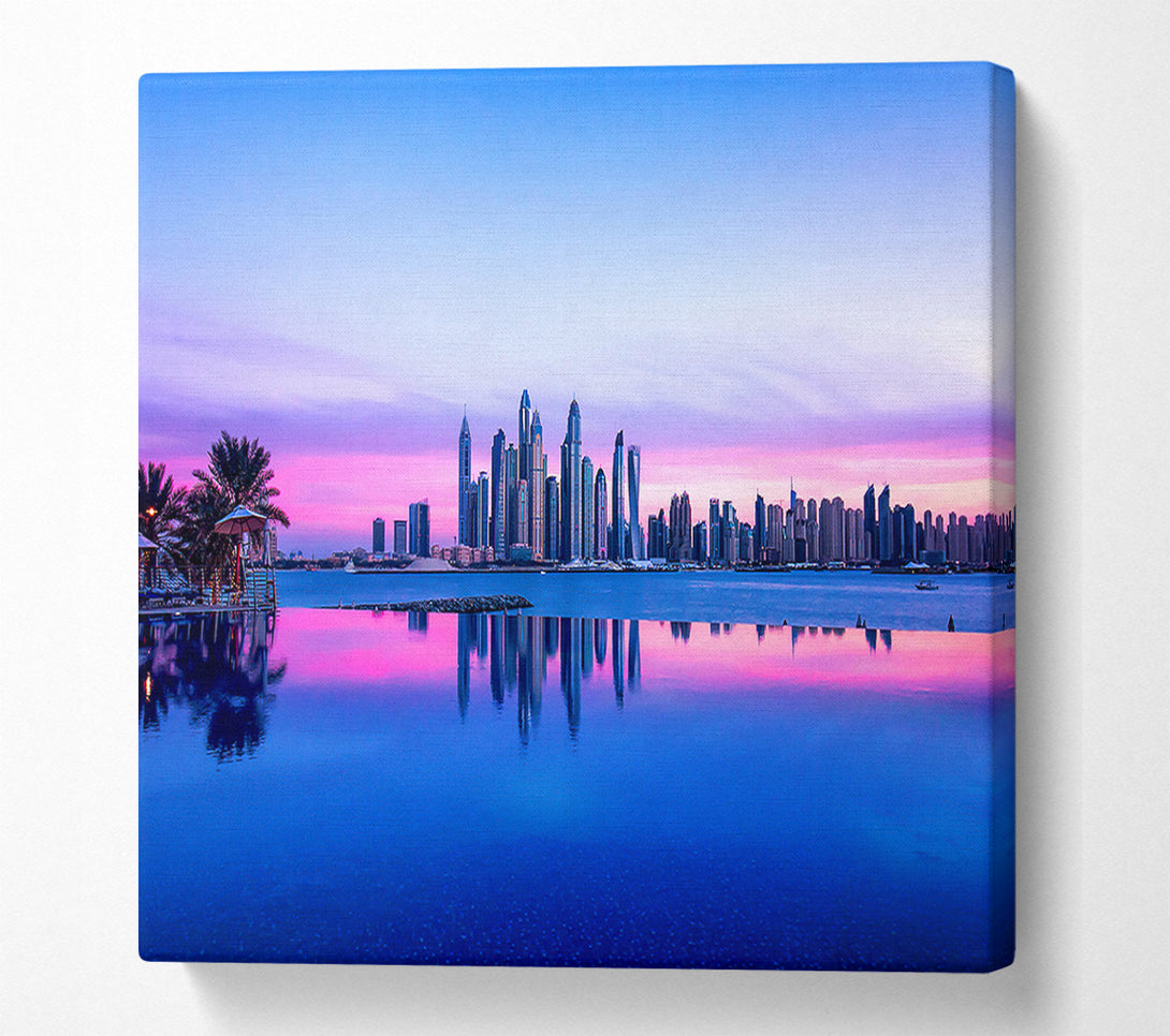  A Canvas Print of Reflections At Dusk Canvas Print