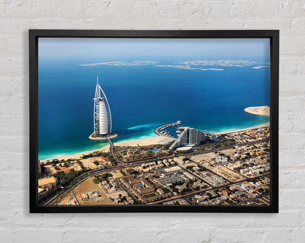 Die Küstenlinie des Burj Al Arab
