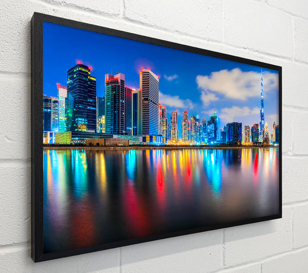 Colourful City At Night