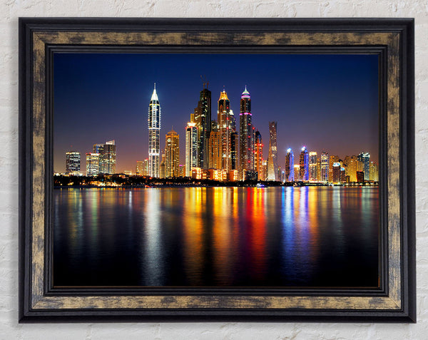 Colourful Reflections Framed Print