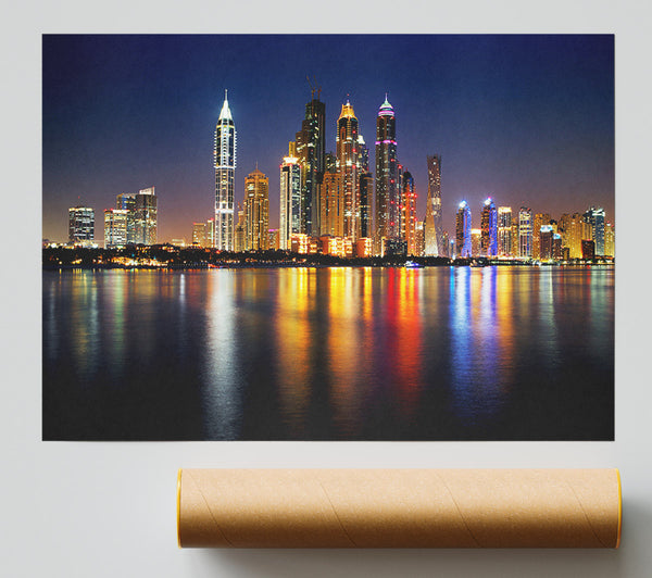 Colourful Reflections Poster