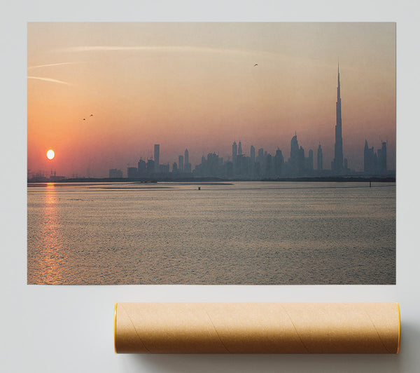 Sunset City Print