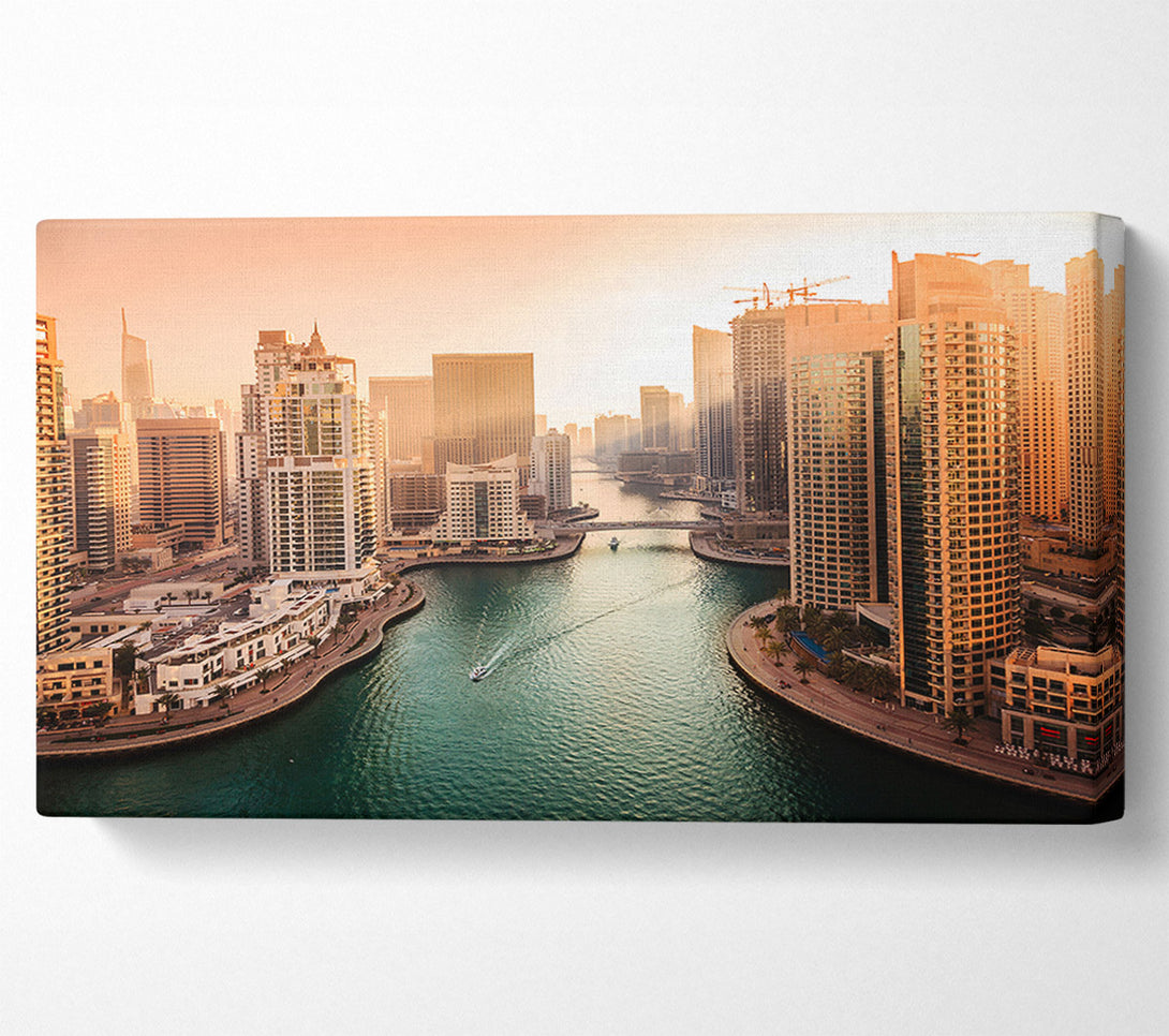  A Canvas Print of Marina City Canvas Art