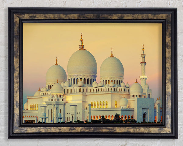 Temple Palace Framed Print